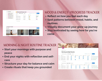 Glow Up Tracker 2.0 – Your Ultimate Transformation Companion