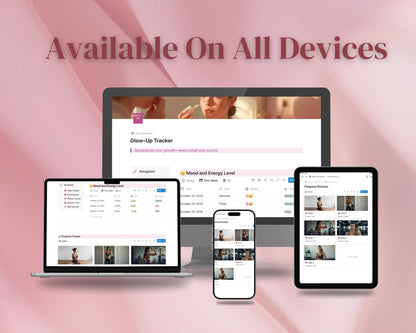 Glow Up Tracker 2.0 – Your Ultimate Transformation Companion